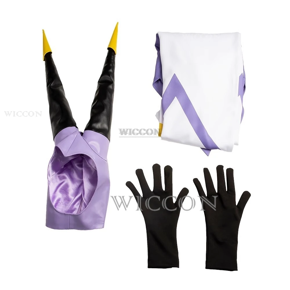 أنيمي آدم كوس هازبين تأثيري الرجال آدم تأثيري قبعة الملابس آدم فستان موحد فندق تأثيري الكبار النساء الرجال تأثيري هالوين