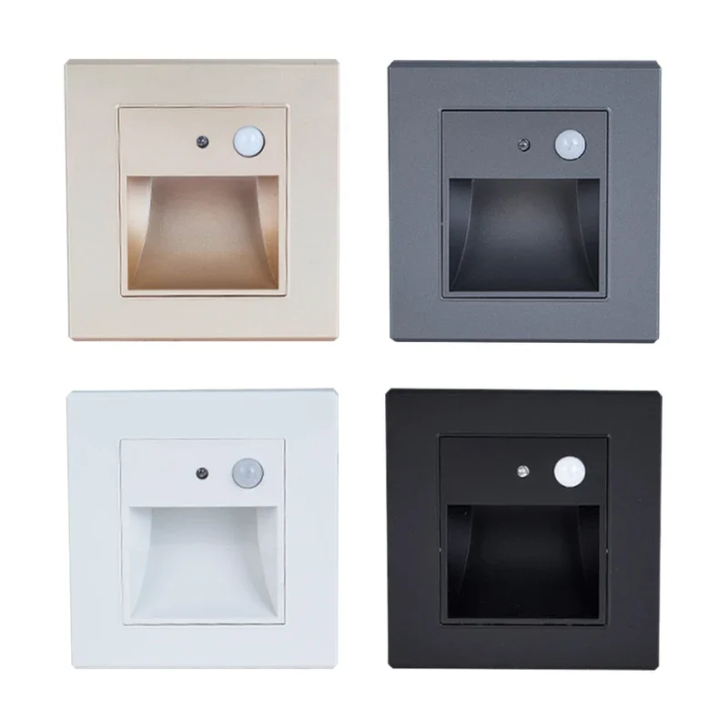 

SANDY Wall Lamps Sensor Stairs Led Light Recessed Nightlight Intelligent Sconce for Foyer Ladder Corridor Balcony Room Decor