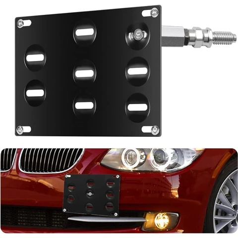 Для BMW 1 3 5 серии E39 E46 E70 E71 E90 E91 E92 E93 M3 X5 X6 Передний бампер Буксирный крюк Крепление номерного знака Кронштейн Держатель Болт