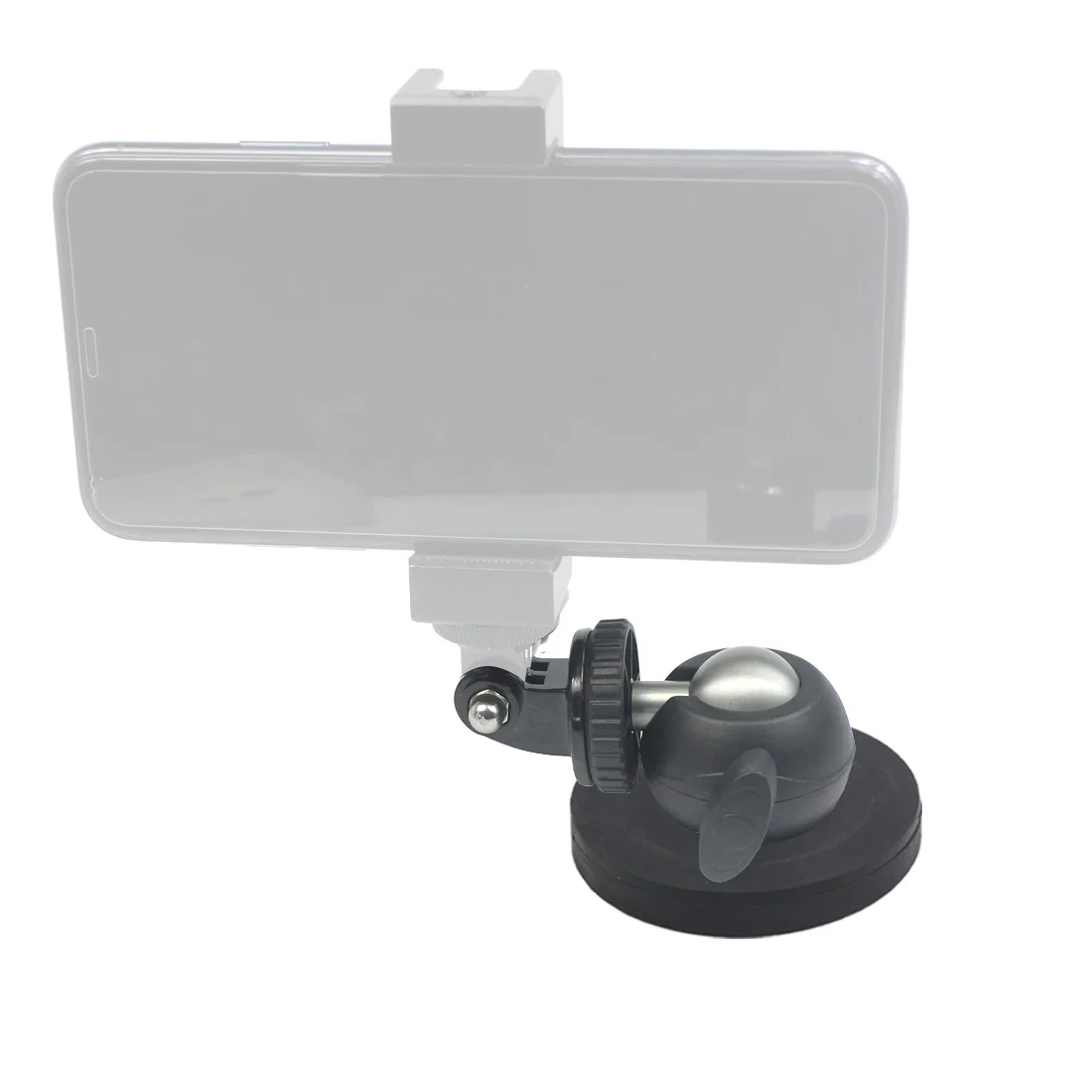 Magnetischer Magnet Auto-Saugnapf-Basis, Durchmesser 66 mm/43 mm, 1/4 Zoll Stativ-Adapter, Kugelkopf für GoPro-Kamera, Osmo Pocket Gimbal, Mobiltelefon – Detail 11