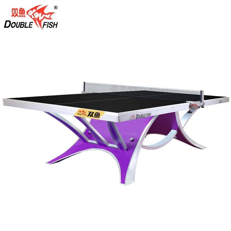 Wings King  Tennis Table Competition Standard indoor black table tennis table green purple