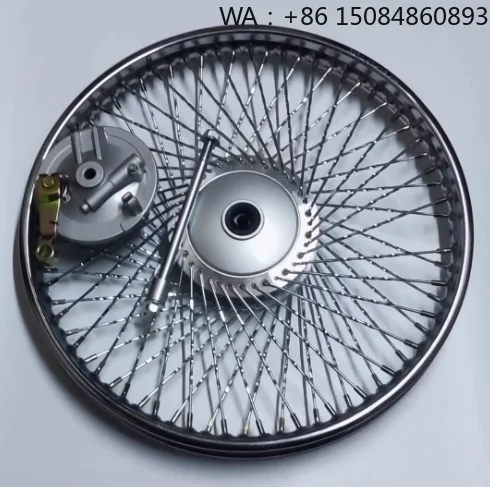 

6061-T6 aluminum alloy aerospace material, motorcycle parts, CG125 Retro Wheel Hub, 72-Hole Encrypted Steel Rim, Brake Drum Axle