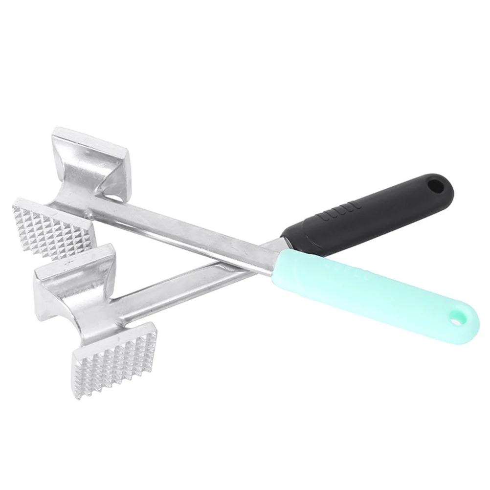 

Meat Loosening Hammer Kitchen Tools Steak Pounder Beef Aluminum Handle Easy Clean Ergonomic Grip Tenderize Poultry Fiber Home