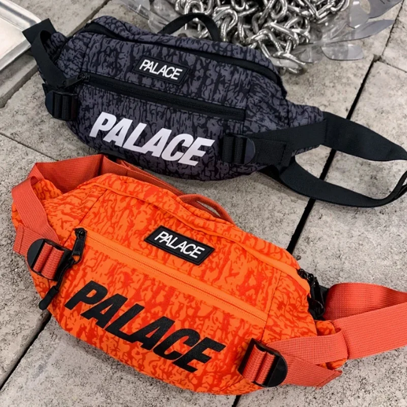 

New PALACE casual chest bag, fashionable crossbody bag, youth shoulder bag