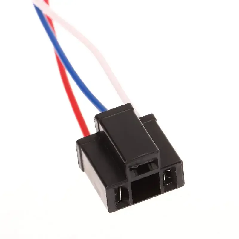 5 قطعة H4 لمبة المقبس اكسسوارات السيارات H4 3 دبوس سيارة العلوي استبدال إصلاح لمبة حامل موصل التوصيل سلك المقبس #4