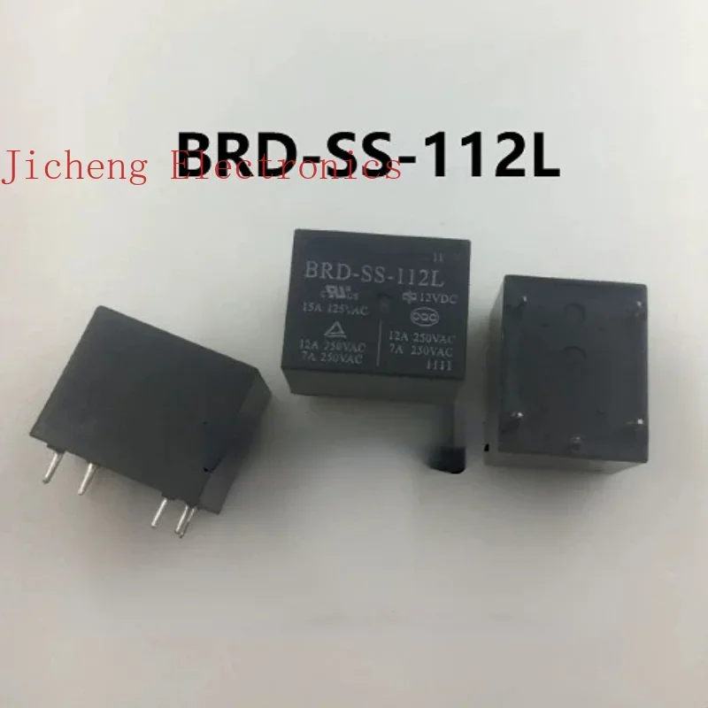 BRD-SS-112L DC12V Genuine Relay 12A/250VAC One Set Conversion 5 Pins