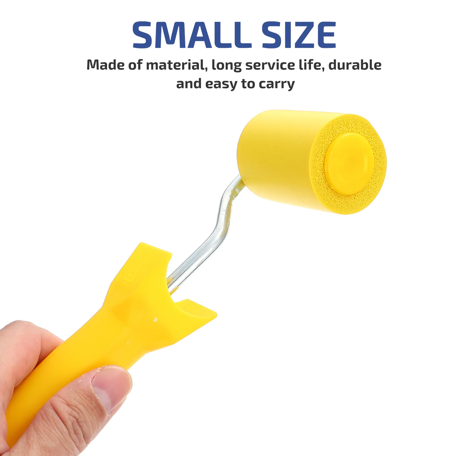 

Rubber Seam Roller 2 inch Wallpaper Smoothing Tool Durable PP Material Ergonomic H Compact Design Enhanced Adhesion Vinyl