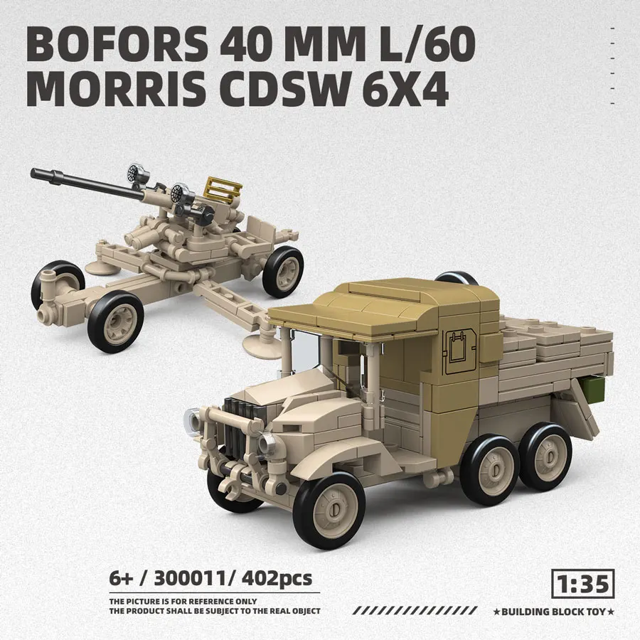 World War II Tank Series A13MK.I Cruiser Tank MK III Building Blocks SdKfz 101 Panzer I Light Tank Model Toys For Kids Gifts