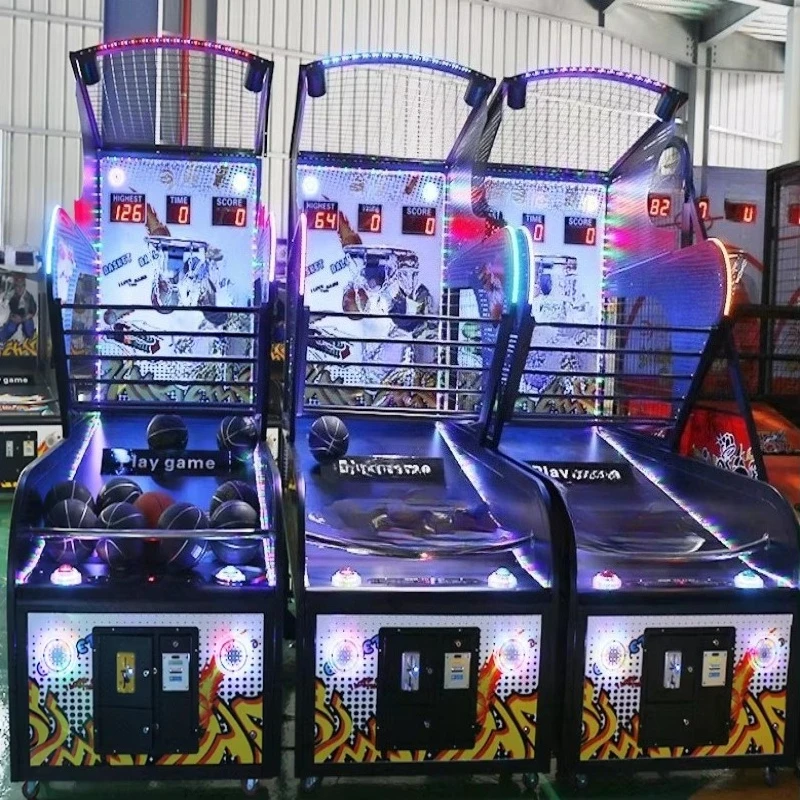 Basketball Arcade Machine Coin Operated Commercial Sports Electronic Shooting Game for Amusement Park