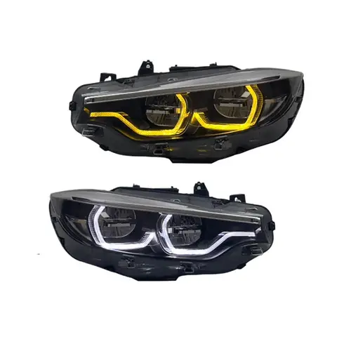 2013-2020 BMW 4 시리즈 F32 F82 F36 LED 렌즈 주간 주행등 스티어링 개조 램프 어셈블리 헤드라이트 세트