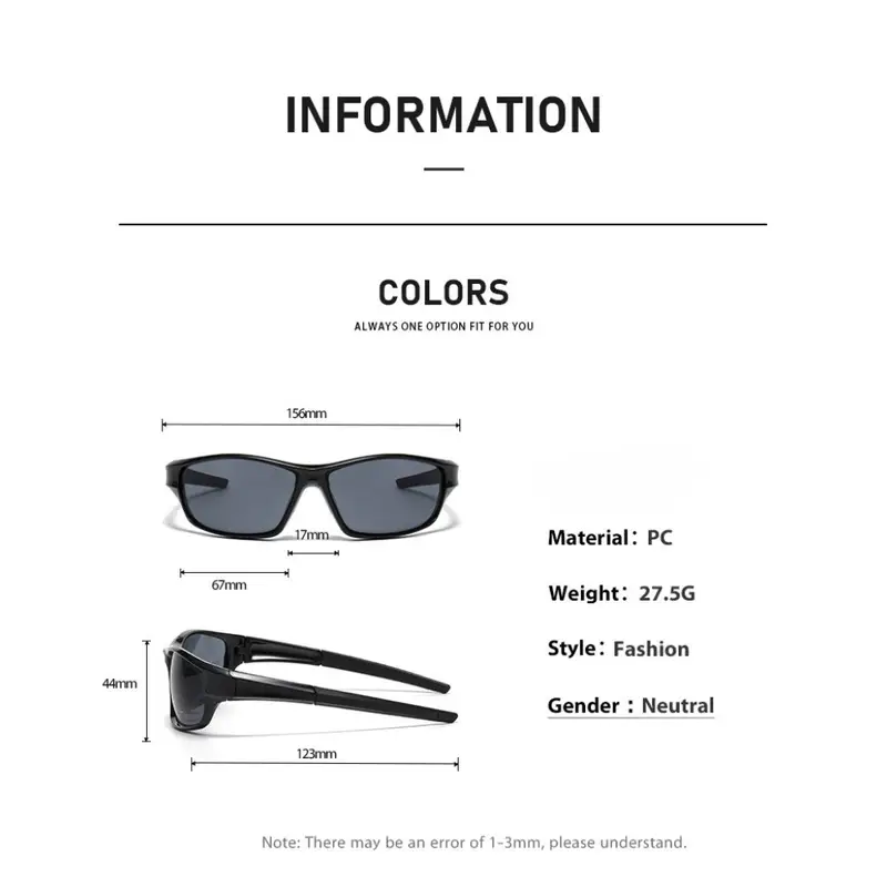 2026 New Sports Sunglasses Retro Trendy Outdoor UV-Protective Cycling Glasses Brand Designer UV400 Shades Eyewear Men Goggles - Image 6