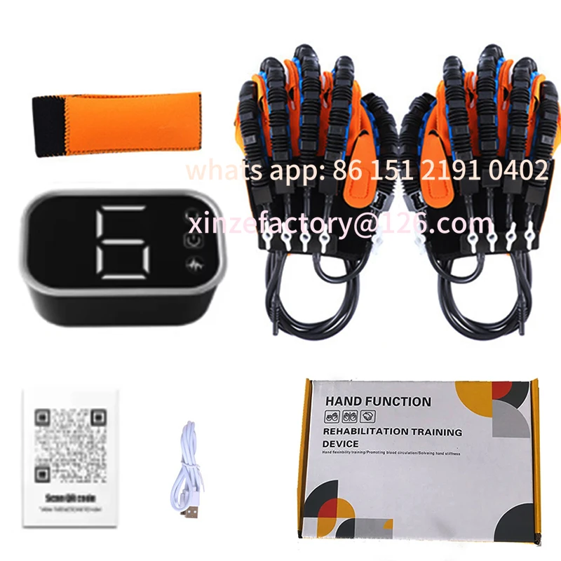 Customizable 2025 Hand Rehabilitation Robot Gloves for Stroke Hemiplegia Finger Rehabilitation Trainer Exercise Rehab Exerciser