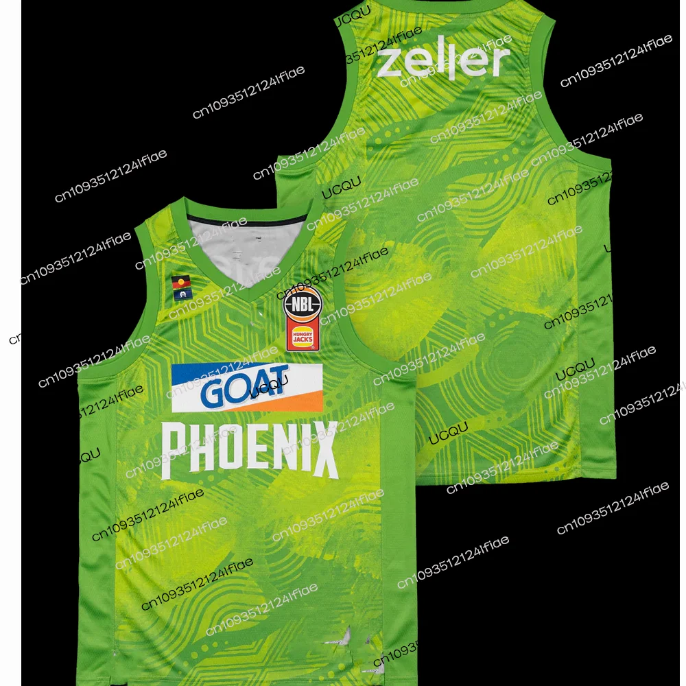 S.E. ملبورن فينيكس 25/26 جيرسي الأصلي ناثان سوبي رقم. 20 قميص كرة السلة جيرسي الأسترالي للرجال كرة السلة الرياضية بدون أكمام