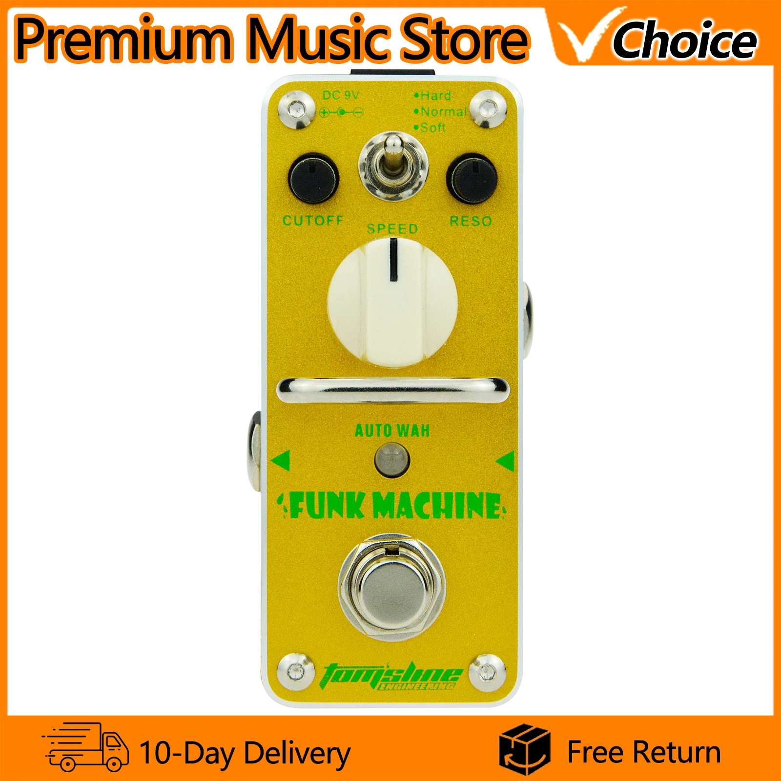 aroma-afk-3-funk-machine-effects-processors-pedal-true-bypass-auto-wah-electric-guitar-effect-pedal-guitar-parts-accessories