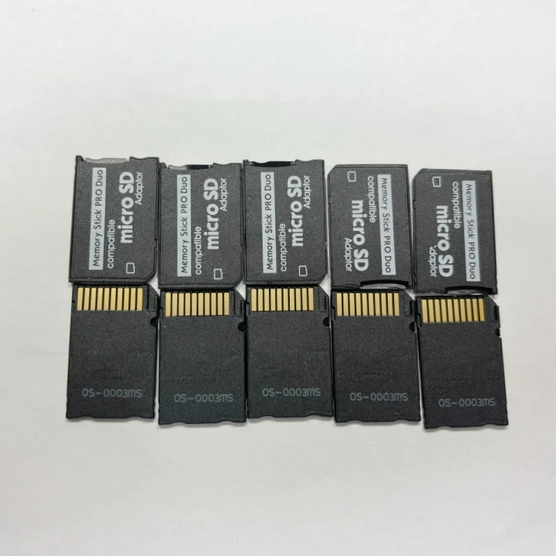 50 قطعة/الوحدة بطاقة Tf Sd إلى Ms Pro Duo بطاقة الذاكرة محول واحد لمحول Psp