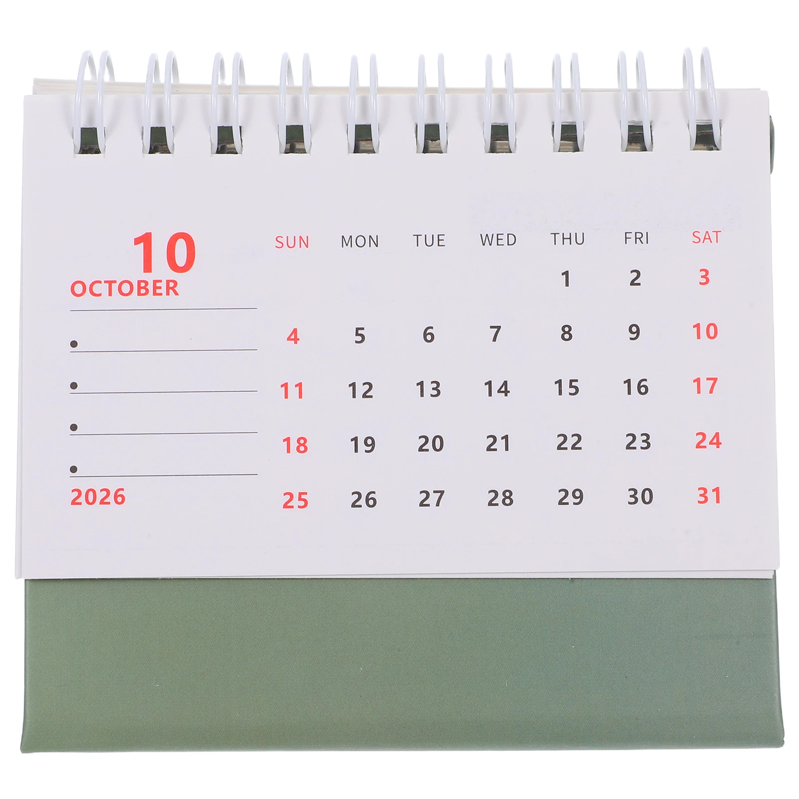 

Мини-настольный календарь 2026, складной стоячий дизайн, ежедневный планировщик расписания для домашнего офиса, школьные принадлежности, настольный календарь