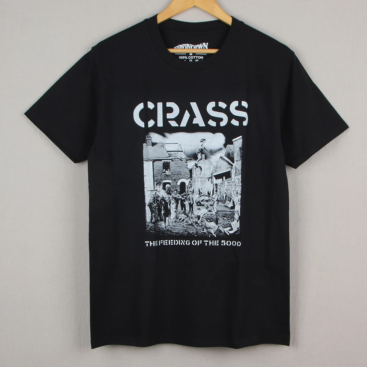 Crass T-Shirt The Feeding Of The Five Thousand Anarcho-Punk Buzzcocks Dead Kennedys Men Summer Cotton Tee Shirt