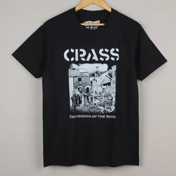 Crass T-Shirt The Feeding Of The Five Thousand Anarcho-Punk Buzzcocks Dead Kennedys Men Summer Cotton Tee Shirt