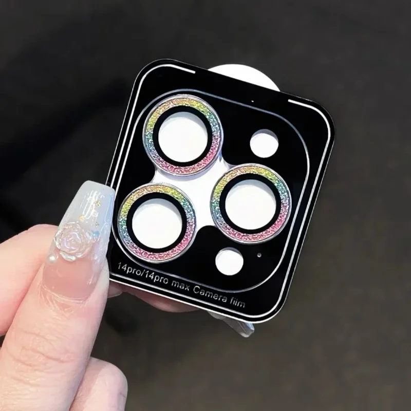 2–3 Stück Diamant-Objektivschutz für iPhone 17 Pro Max Air 14 15 16 Pro Max Kamera gehärtetes Glas für iPhone 16 Plus Ring Cover Case