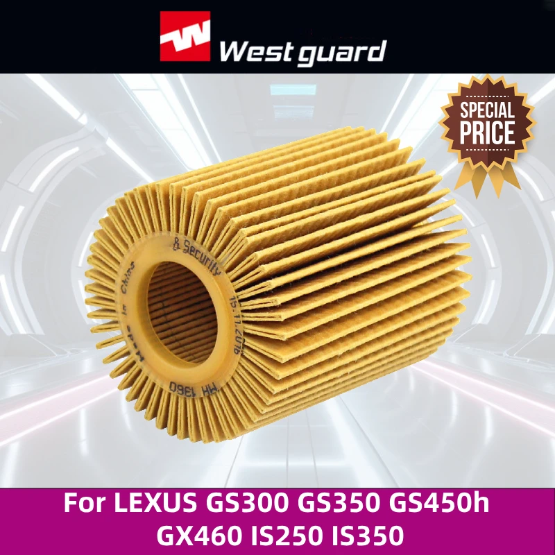 

For Lexus GS300 GS350 GS450h GX460 IS250 IS350 WESTGUARD Oil Filter MH1360 04152YZZA3 YZZA2 YZZA5