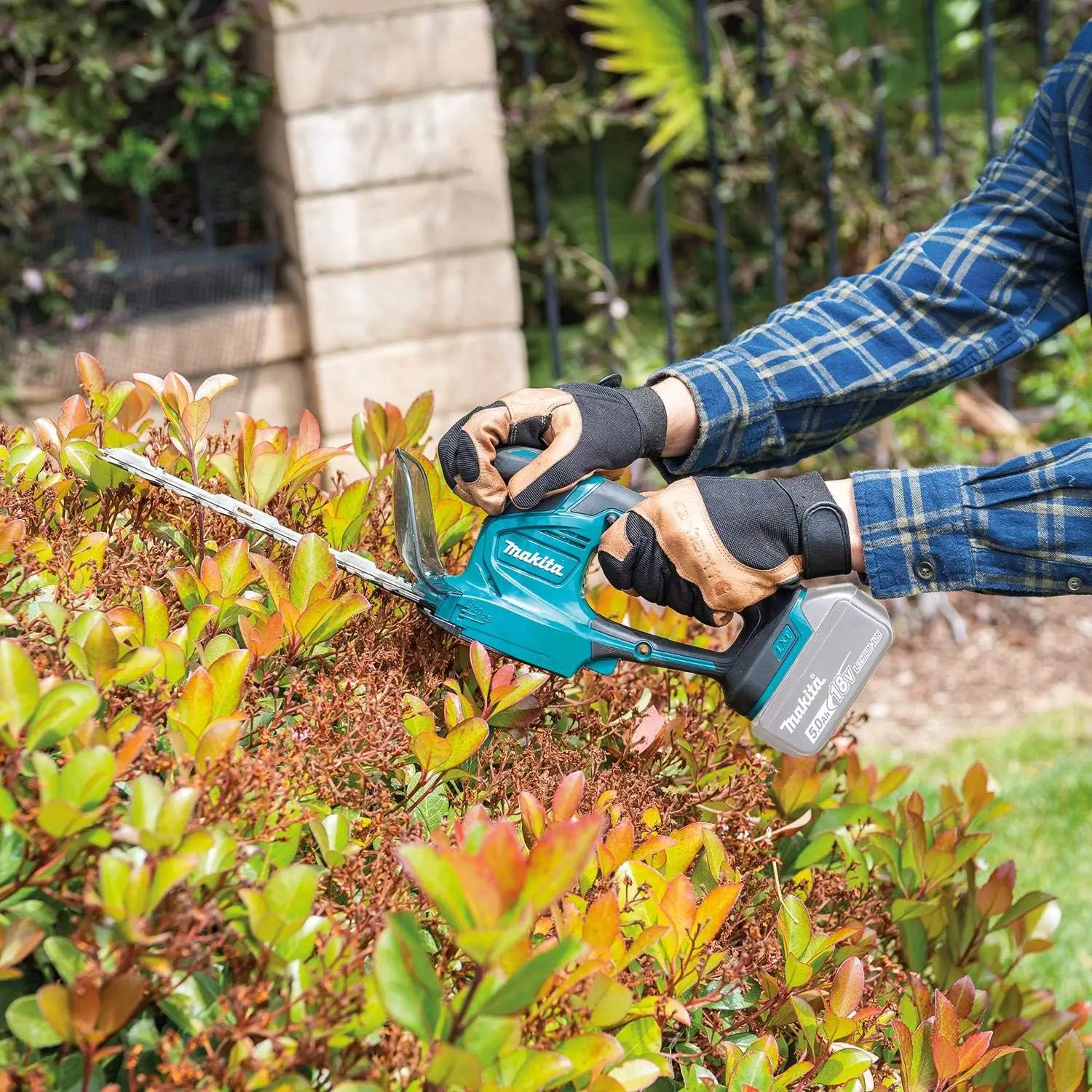 Imagem -05 - Lxt Xmu04zx®cortador de Relva sem Fio de Iões de Lítio com Lâmina Hedge Trimmer Apenas Ferramenta Xmu04zx 18v