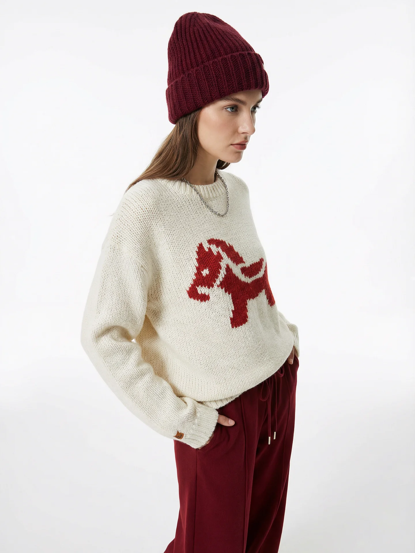 

Casual Loose Knitted Sweater Women's round Ne Soft Warm Long Sve Daily Wear Comfortable Fit Soft Fabric Limited Edition ...