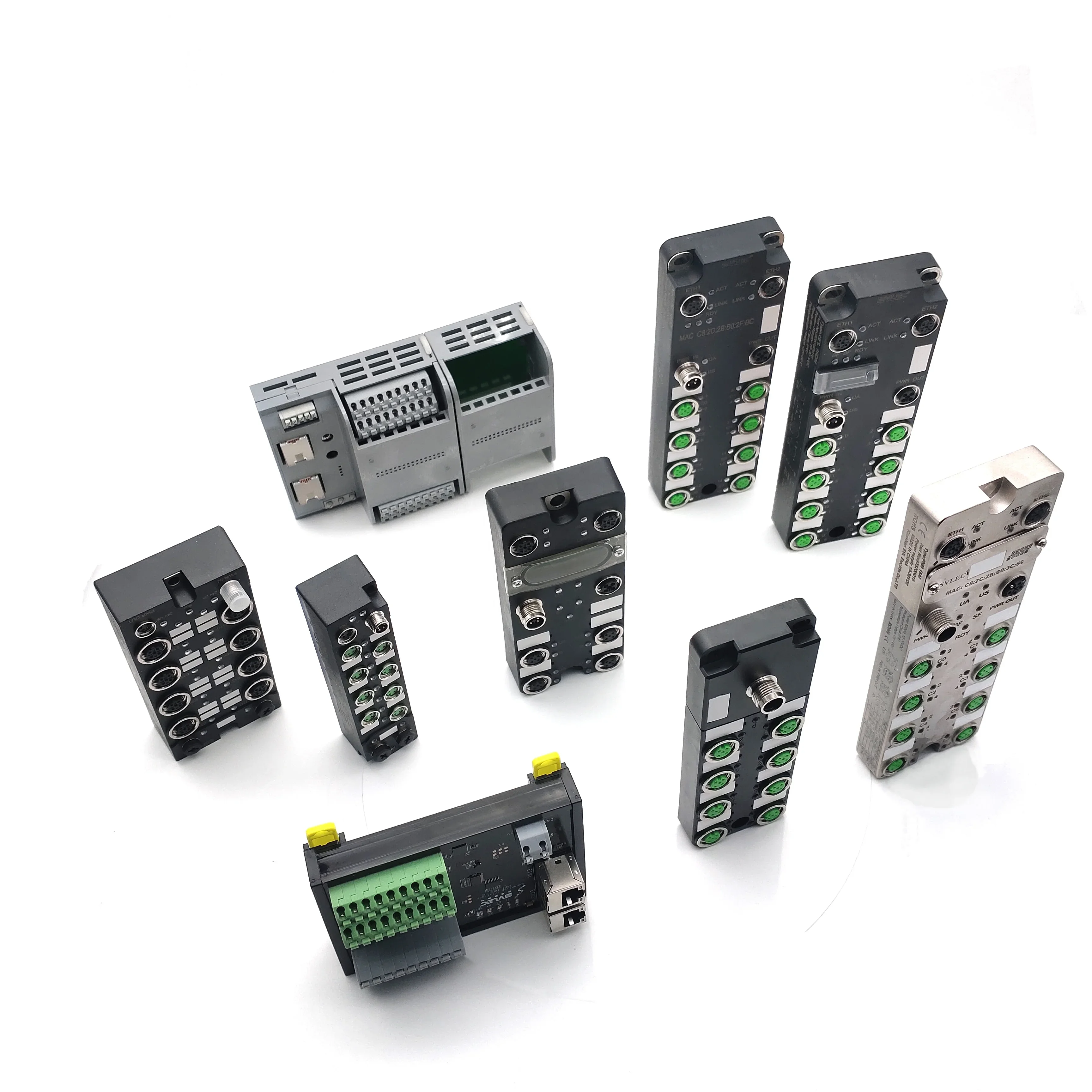 SVLEC Smart Ethernet IP Input Output Module 16DI 16DO Metal Digital Profinet Remote IO Module