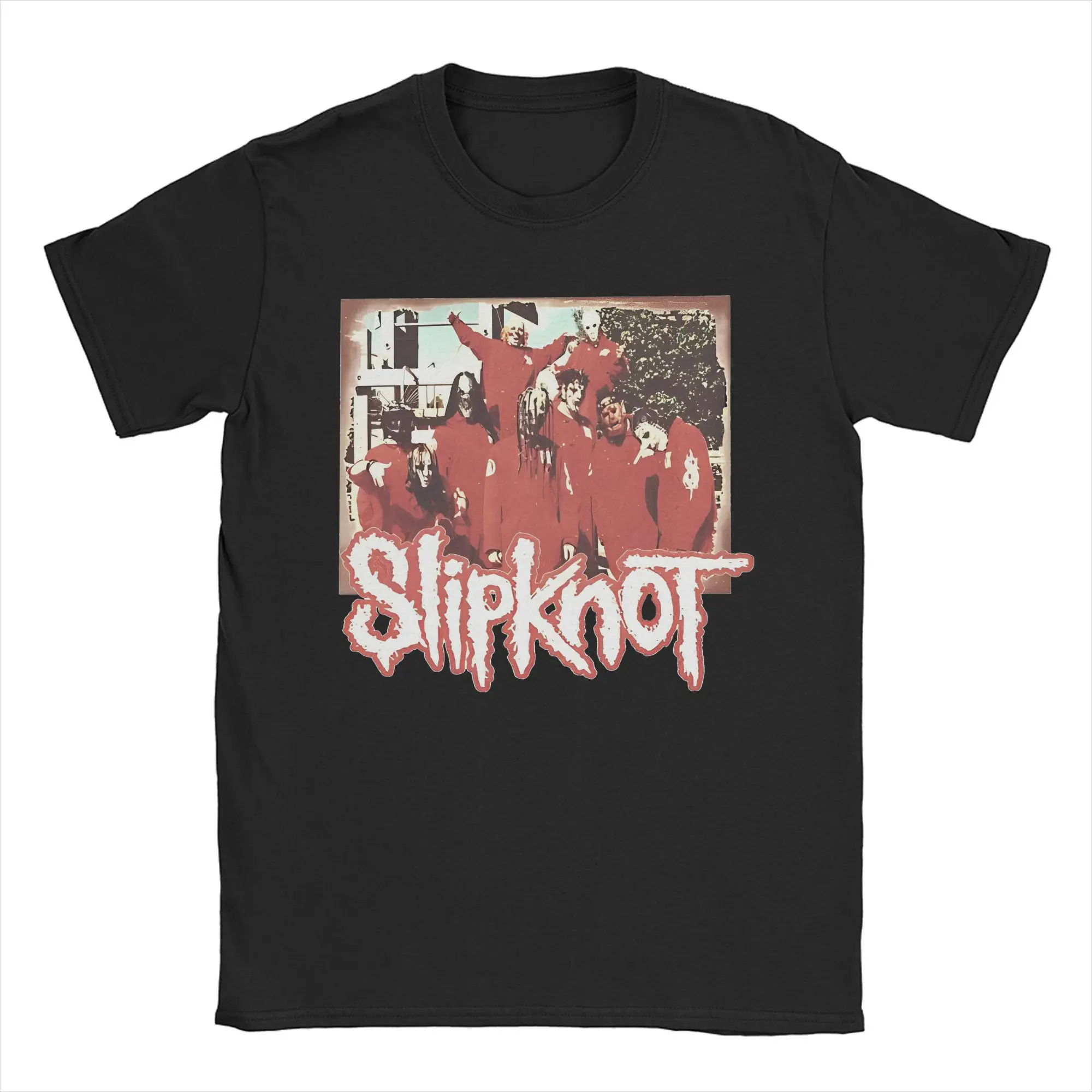 Men Women S-Slipknotting Band Shirt Cotton Graphic Printing Tee Shirts  Clothing Outfits