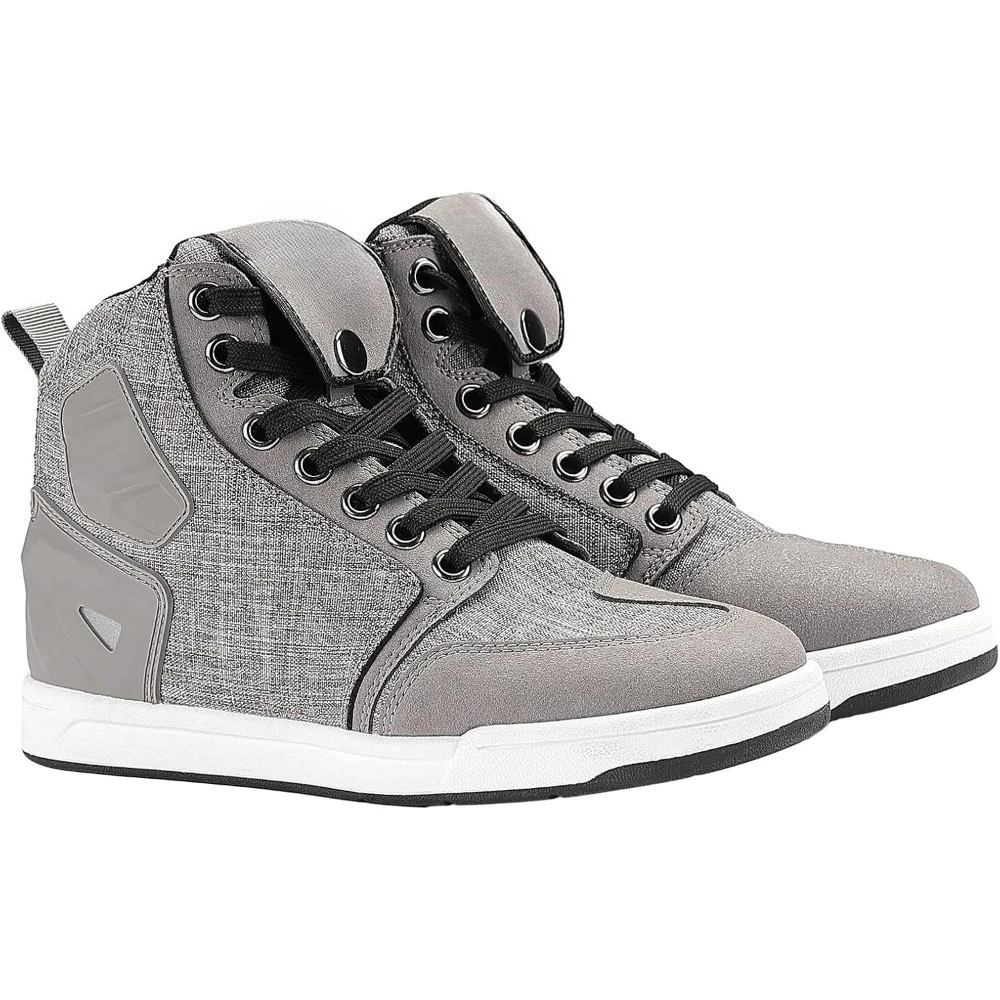 

Motorcycle shoes, equipped with a thick heel protection device, casual anti-slip urban motorcycle riding boots, suitable for men
