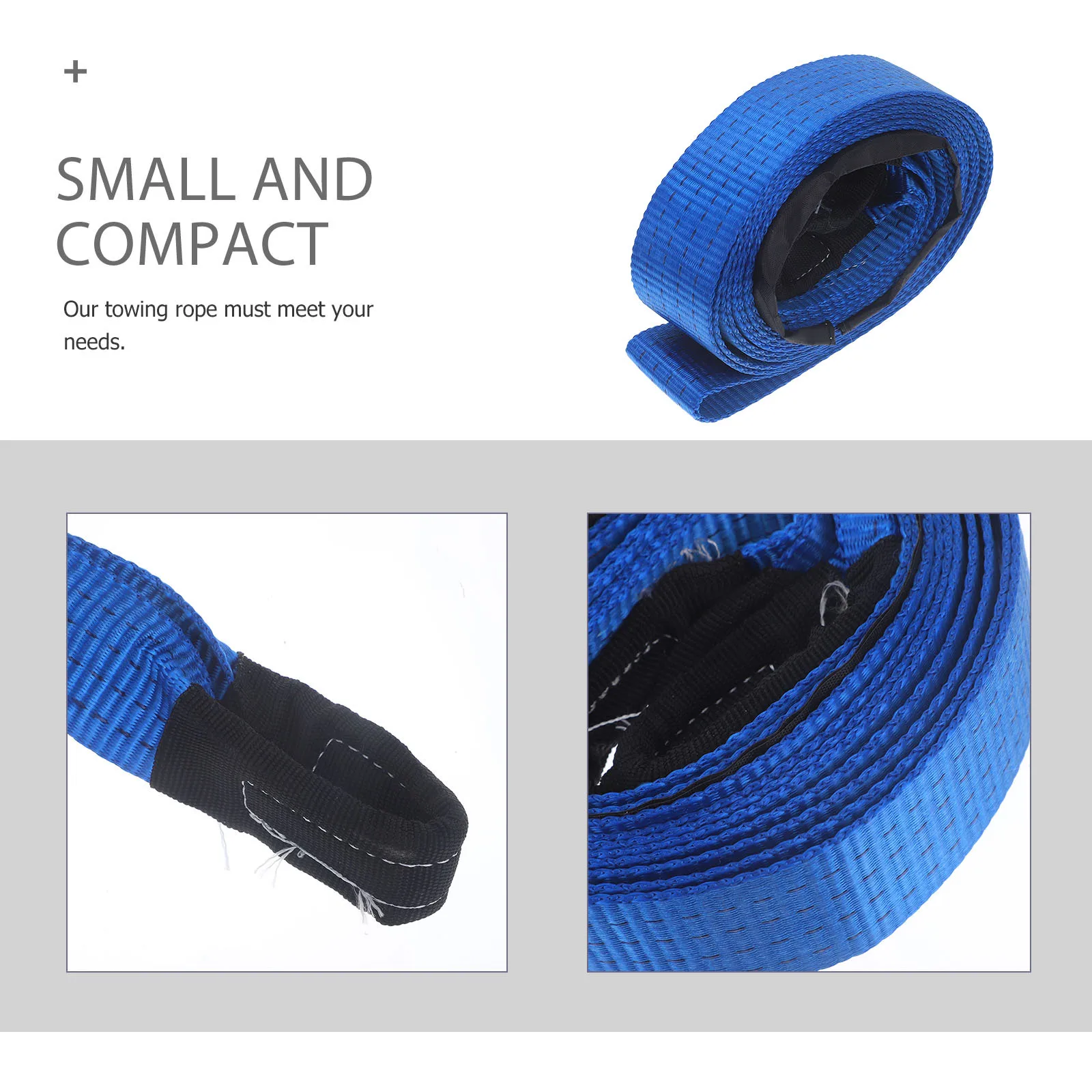 

1 комплект буксирного троса, сверхмощный ремень для буксировки тележки с крючком для автомобиля, аварийный ремень для буксировки лодки, прицепа, лебедки