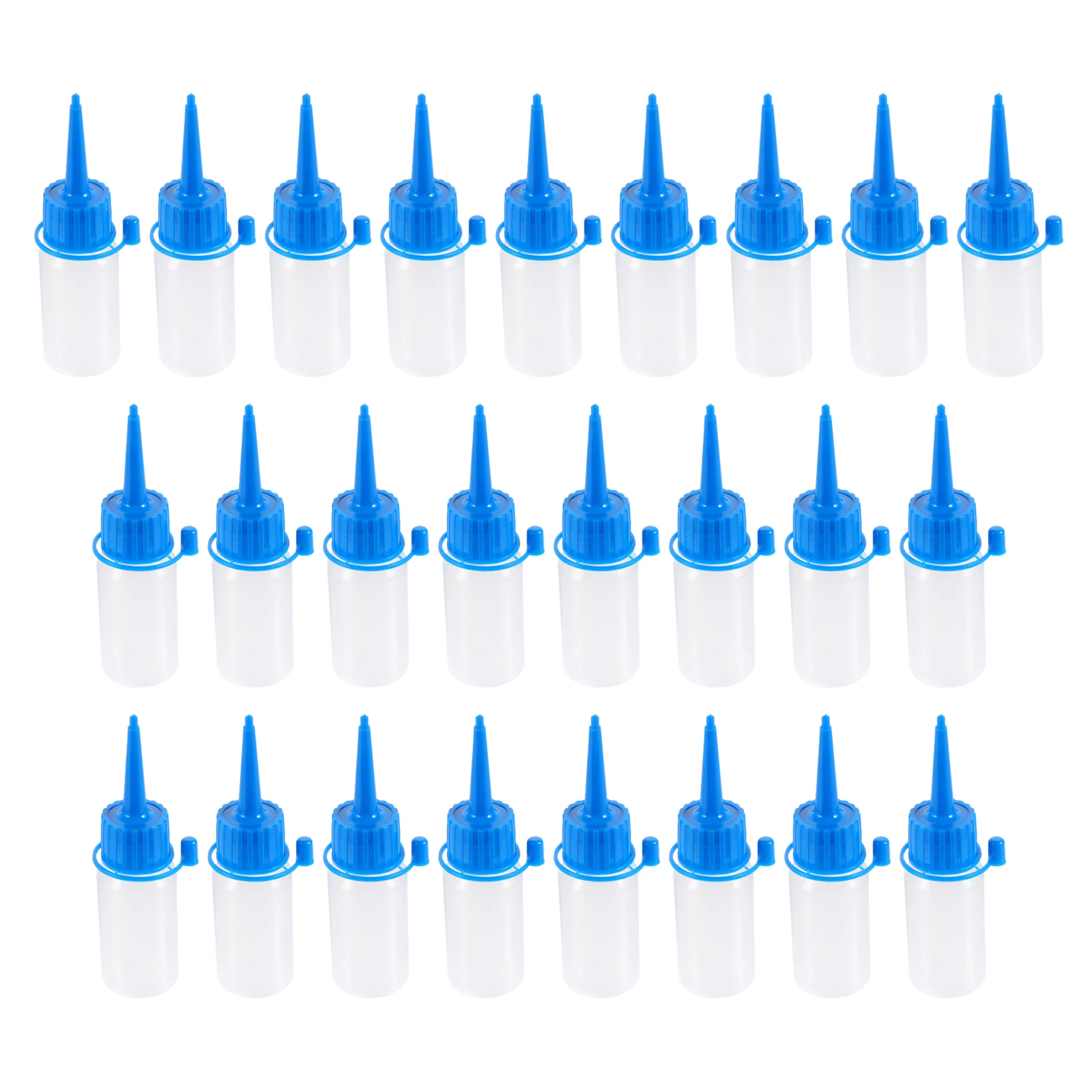

25Pcs Durable Sewing Machine Oil Holders Applicator Bottles Plastic Blue Machinery Factory Oil Storage Dispensing Bottles