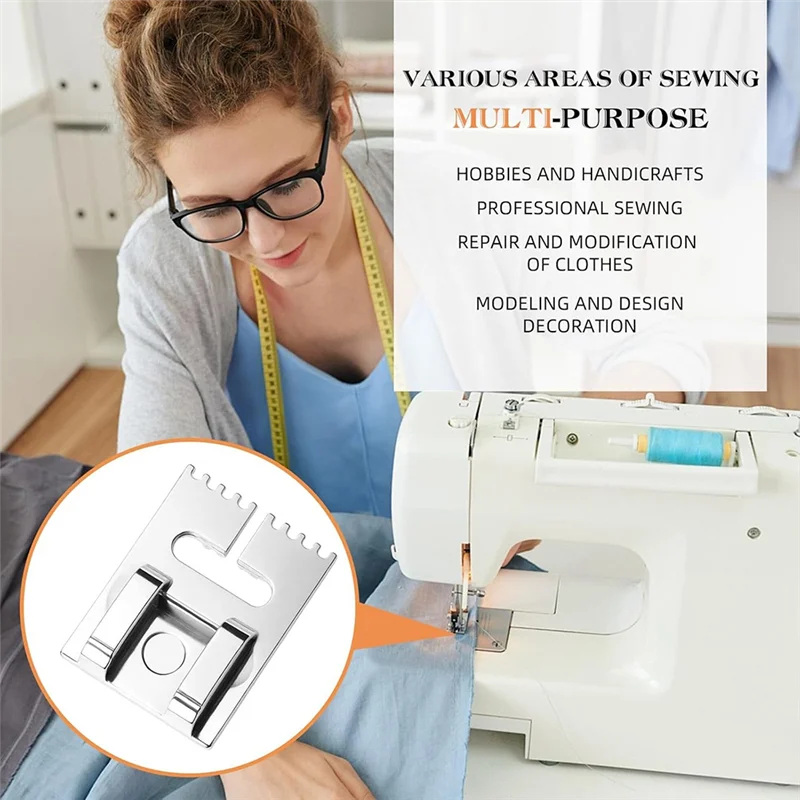 Reliable 16 Pcs Sewing Machine Presser Feet Set, Sewing Machine Foot Fit For Brother, Singer/Janome/Babylock
