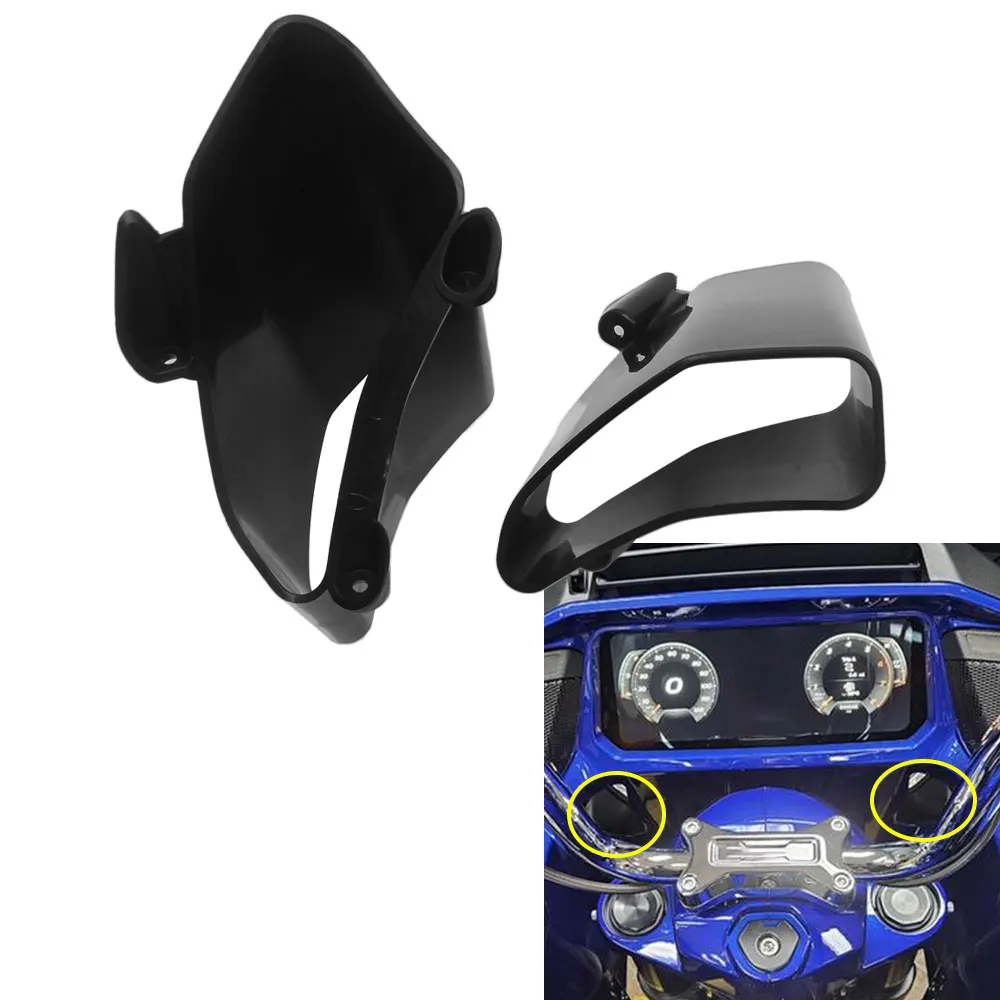 Motorcycle Accessory 1Pair Inner Fairing Air Ducts ABS Plastics Black For Harley Touring Road Glide CVO/SE FLTRXSE 2023-2026