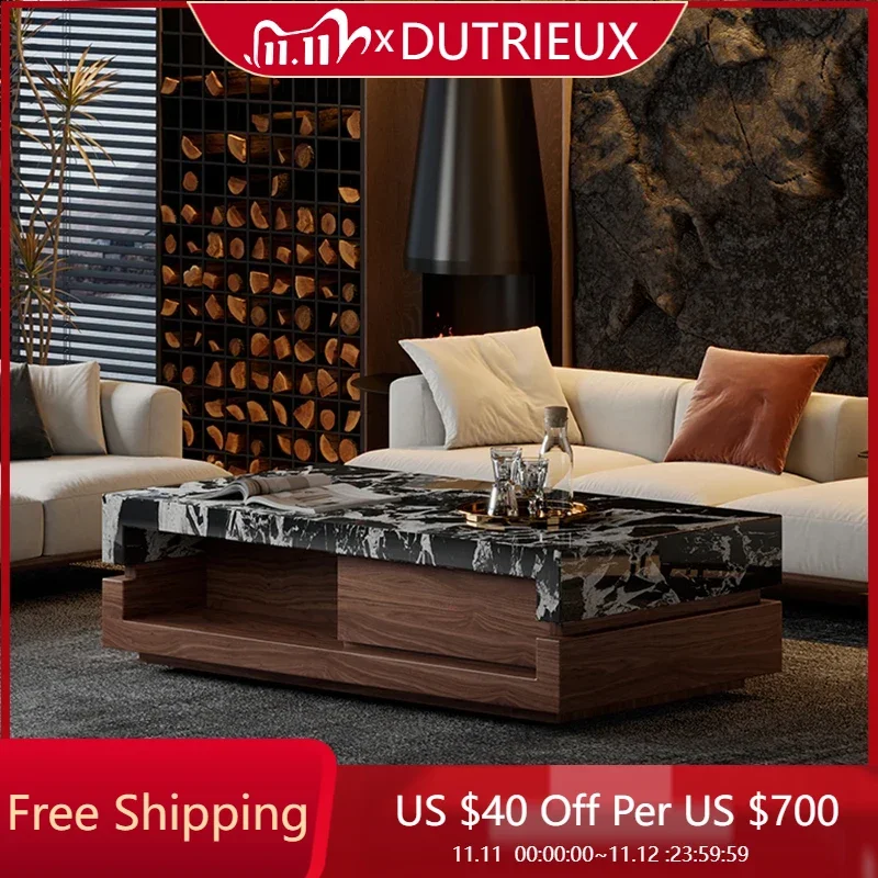 

Wooden Beauty Coffee Table Large Salon Events Lazy Minimalist Save Space Design Side Table Chinese Mesas Bajas Home Furniture