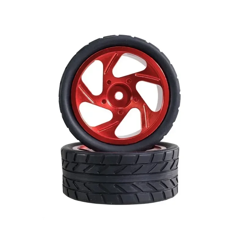 For MJX  1/14 WLtoys 1/14 144001 144010 144002 1/12 124017 124019 124018 124010 RC Car 63mmMetal wheel hub tire view 5