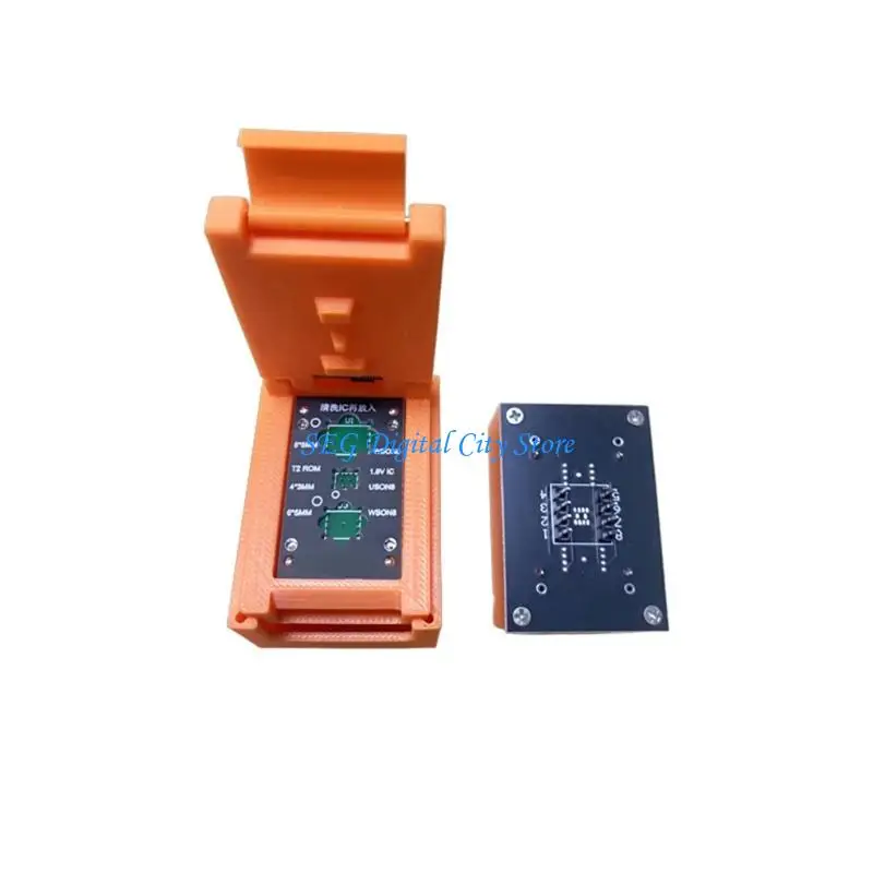 U75B Chip Reader Tool with Removable Frame Adapter for WSON8 Layout Work Use