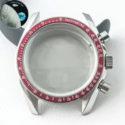 39.7mm saat metal kasa FIT VK63 hareket kutusu saat aksesuarları 20mm kayış vK63 kadran ibreleri için uygundur