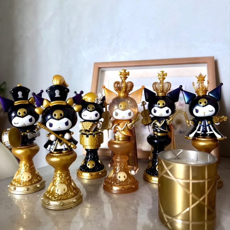 Original Sanrio Kuromi Schach-Serie Blind Box Cartoon Überraschungs-Mystery-Box Sammlerstück Niedliche Dekoration Personalisiertes Geschenk