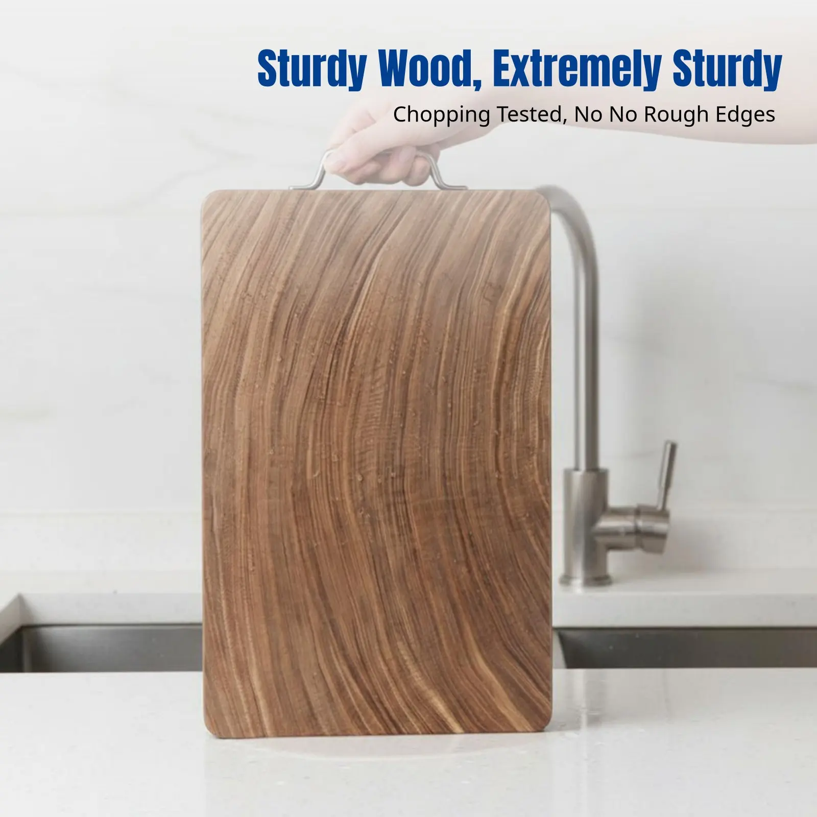 

Прочная разделочная доска из массива дерева, антибактериальная доска из железного дерева, прямоугольная кухонная доска