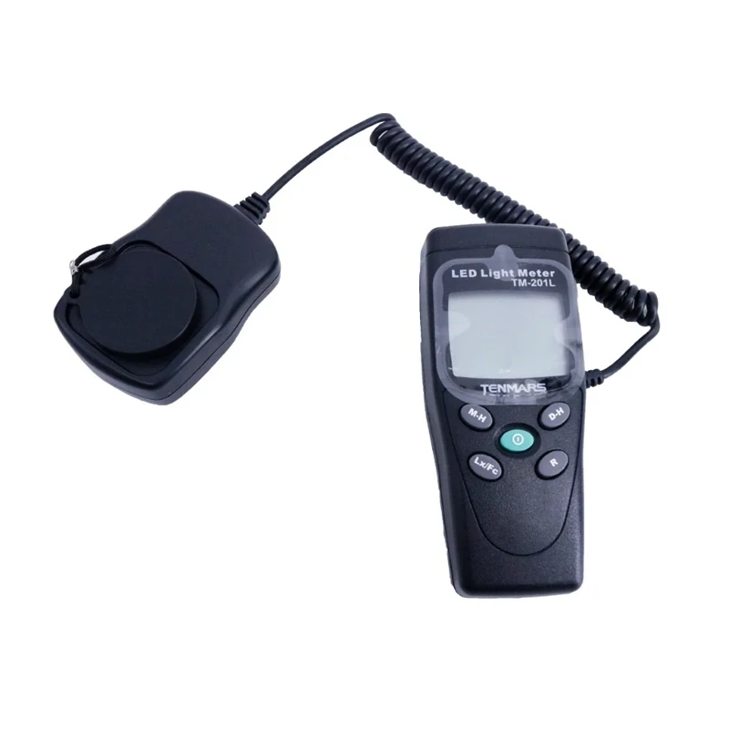 TENMARS TM-201L Digital Light Level Meter 200,000 Lux Measure White LED Lux meter