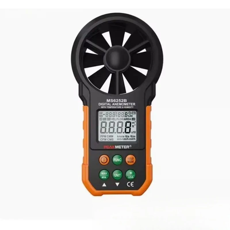 Digital Anemometer Handheld High Precision Wind Speed and Volume Tester