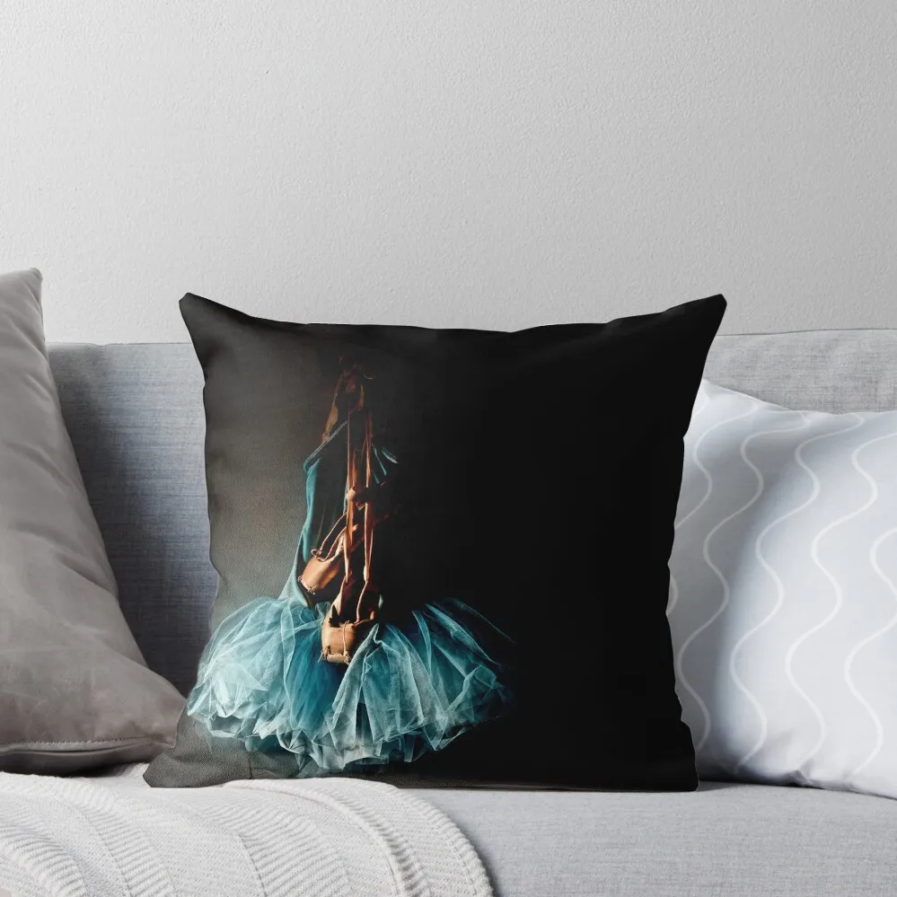 Dramatic Ballet Tutu on Old Wall Throw Pillow Anime Christmas Covers For Cushions Couch Pillows pillow