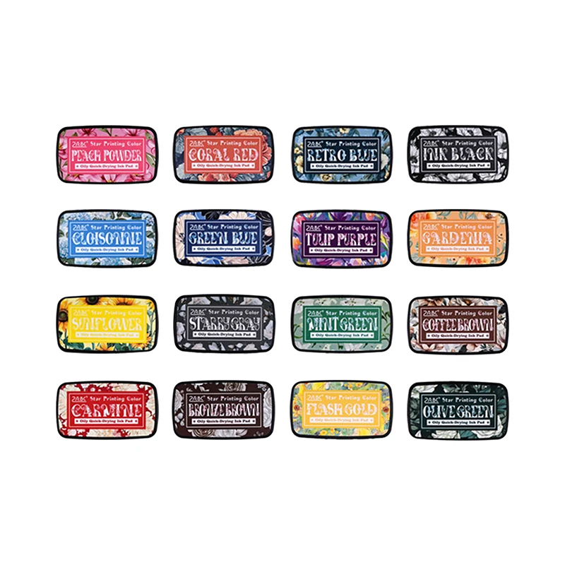 1PC colorato multicolore autoadesivo timbro pad per pianificatore arte scrapbooking studente materiale scolastico accessori di cancelleria