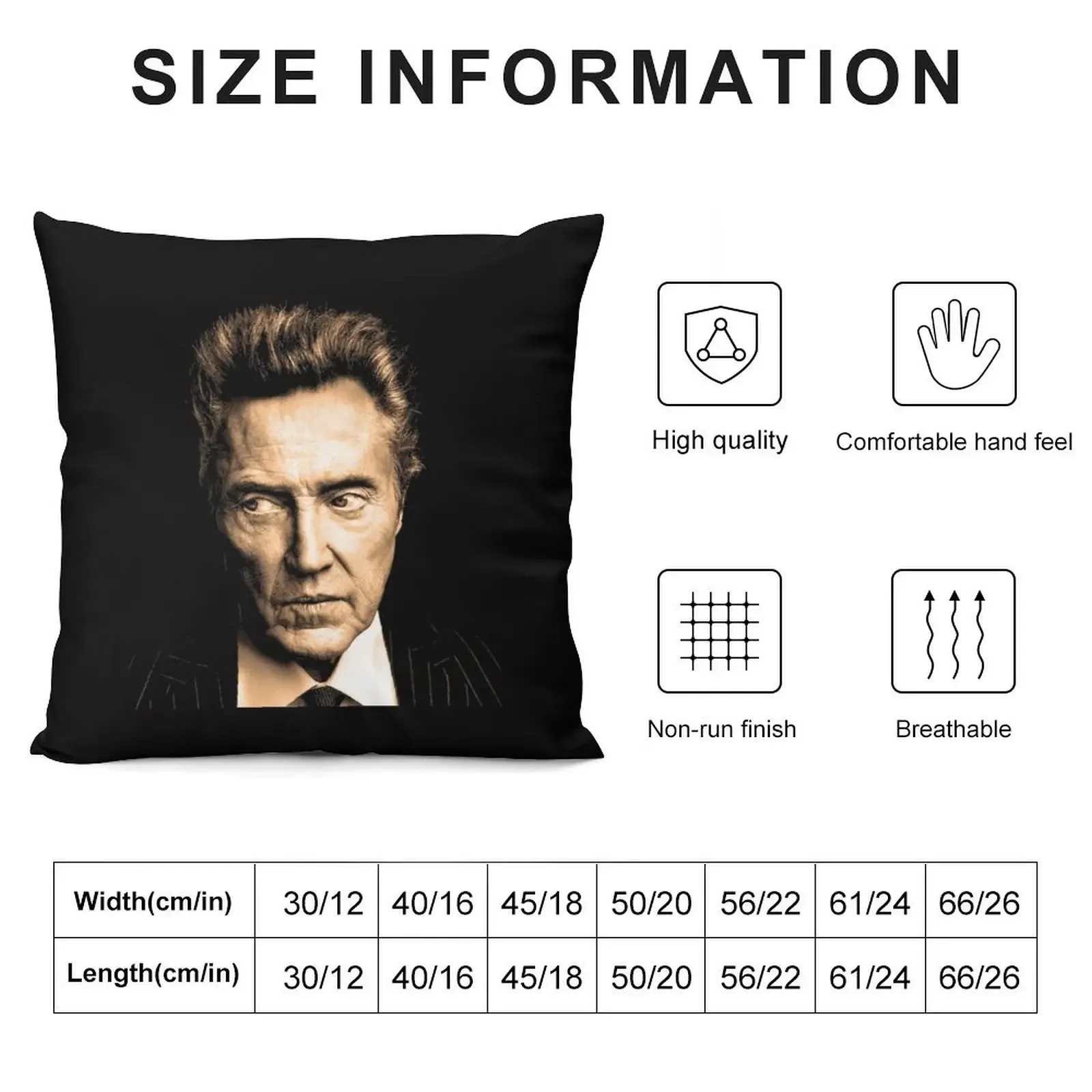 Gift For Men Christopher Walken movie Throw Pillow christmas decorations 2025 Cushion Cover For Sofa pillow