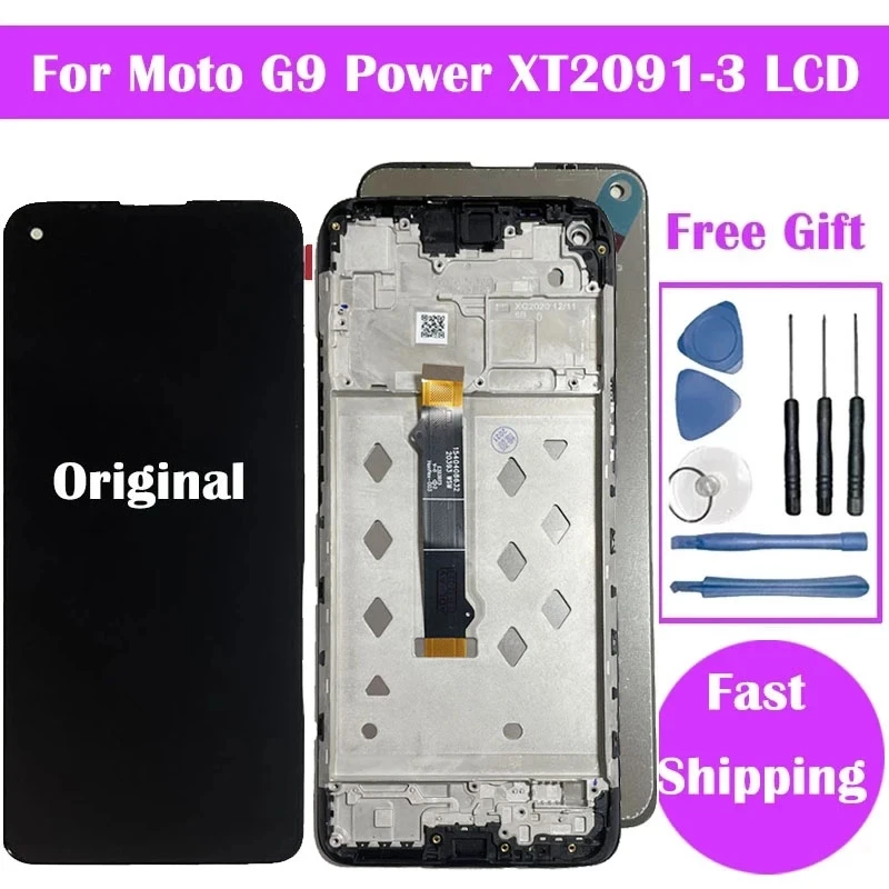 LCD For Motorola G9 Plus LCD Screen Display Touch Digitizer Assembly For Moto G9 Play LCD Display G9 Power LCD