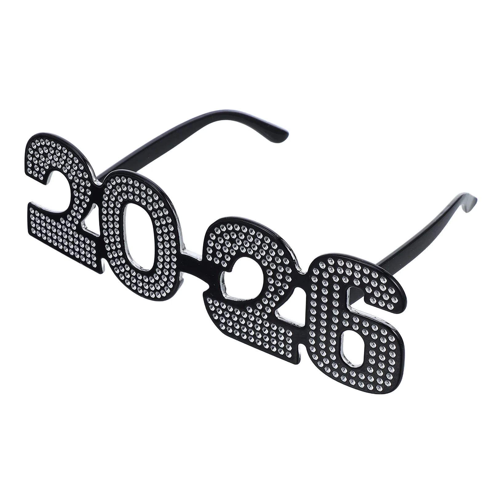 

2026 New Year Plastic Glasses Bright Color Photo Props Party Accessories New Years Eve Eyewear Festival Supplies
