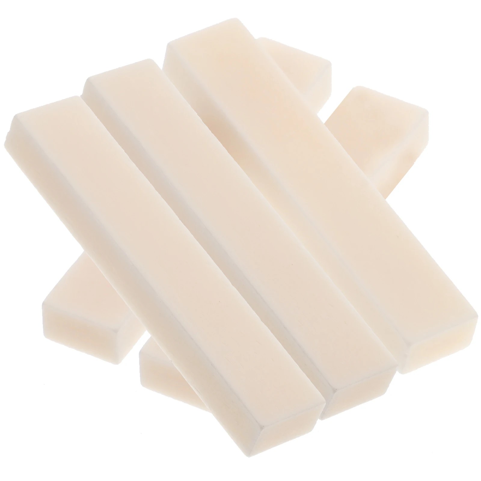 

5pcs Ox Bone Guitar String Nut Replacement Saddles For Electric Bass Acoustic Tone Upgrade Durable String Support Accessories