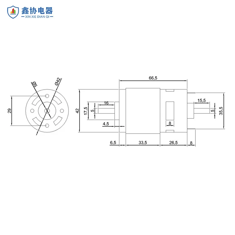 775 double output shaft DC high-speed motor high-power speed-regulating motor small bench drill table saw motor