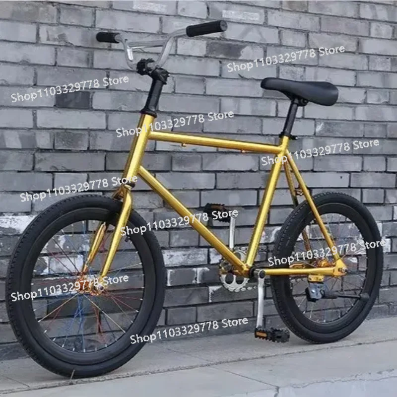 شعبية 20 بوصة الكربون الصلب الثابتة والعتاد دراجة نوعية جيدة دراجة حيلة في الهواء الطلق الشارع الرياضة الدراجة #2