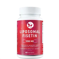 Liposome Fisetin Supplement - Adult Polyphenol Antioxidant, Similar To Apicin, Lutein, Quercetin